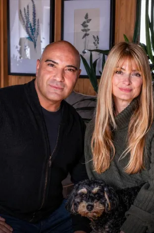 Luke Dejahang and Natalie — founders of Crown Pavilions