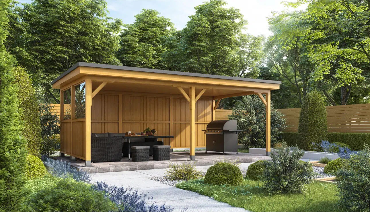 Crown Pavilions Horizon garden shelter
