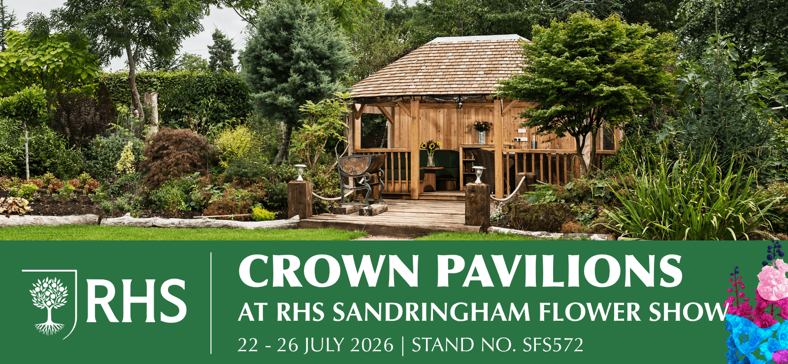 Crown Pavilions at RHS Sandringham Flower Show 2026 Banner