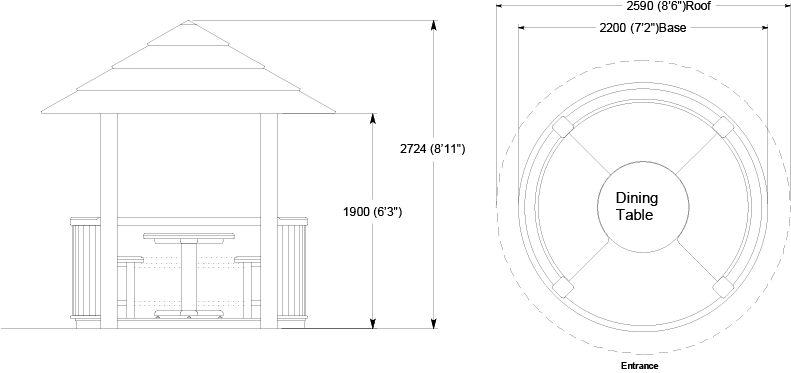 Crown Rose plan d'étage