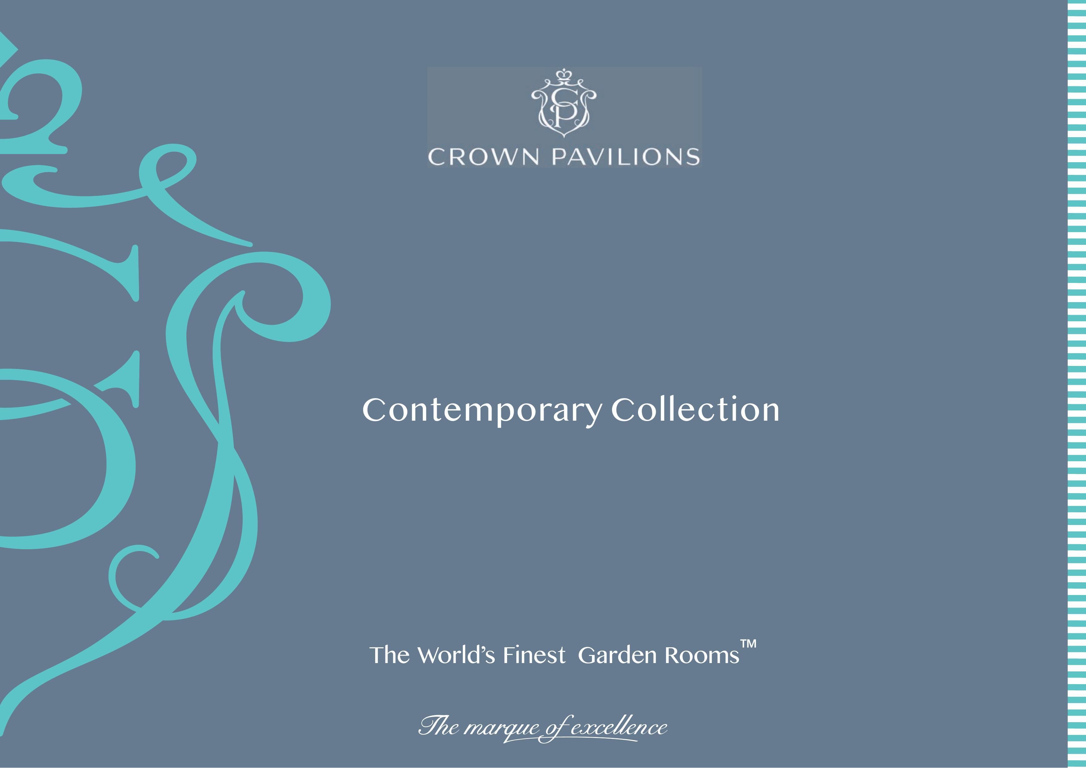 Contemporary Garden Room Collection brochure cover