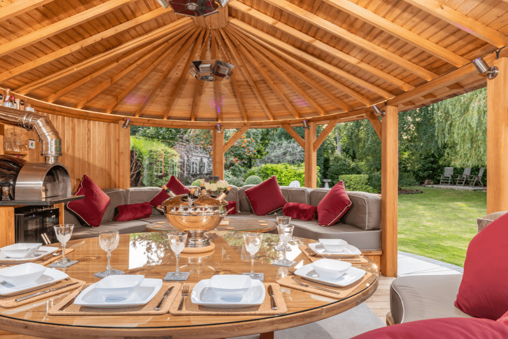 Luxury Interior Design of Crown Pavilions Garden Room