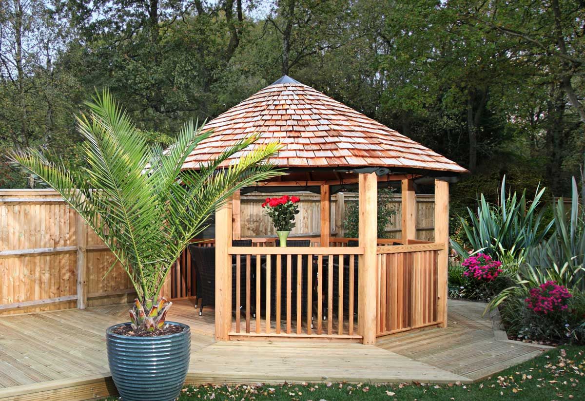 Crown Wentworth wooden gazebos