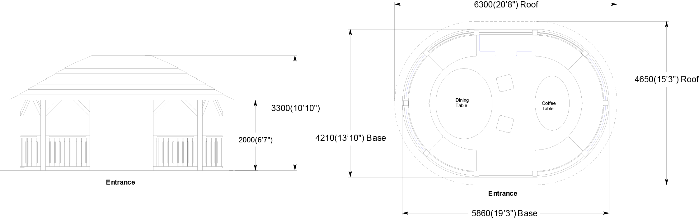 Crown Hampton plan d'étage