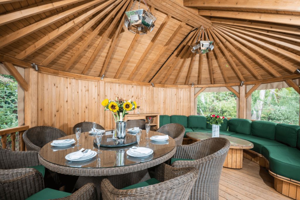 Luxury Timber Interior Design of Crown Pavilions Hampton