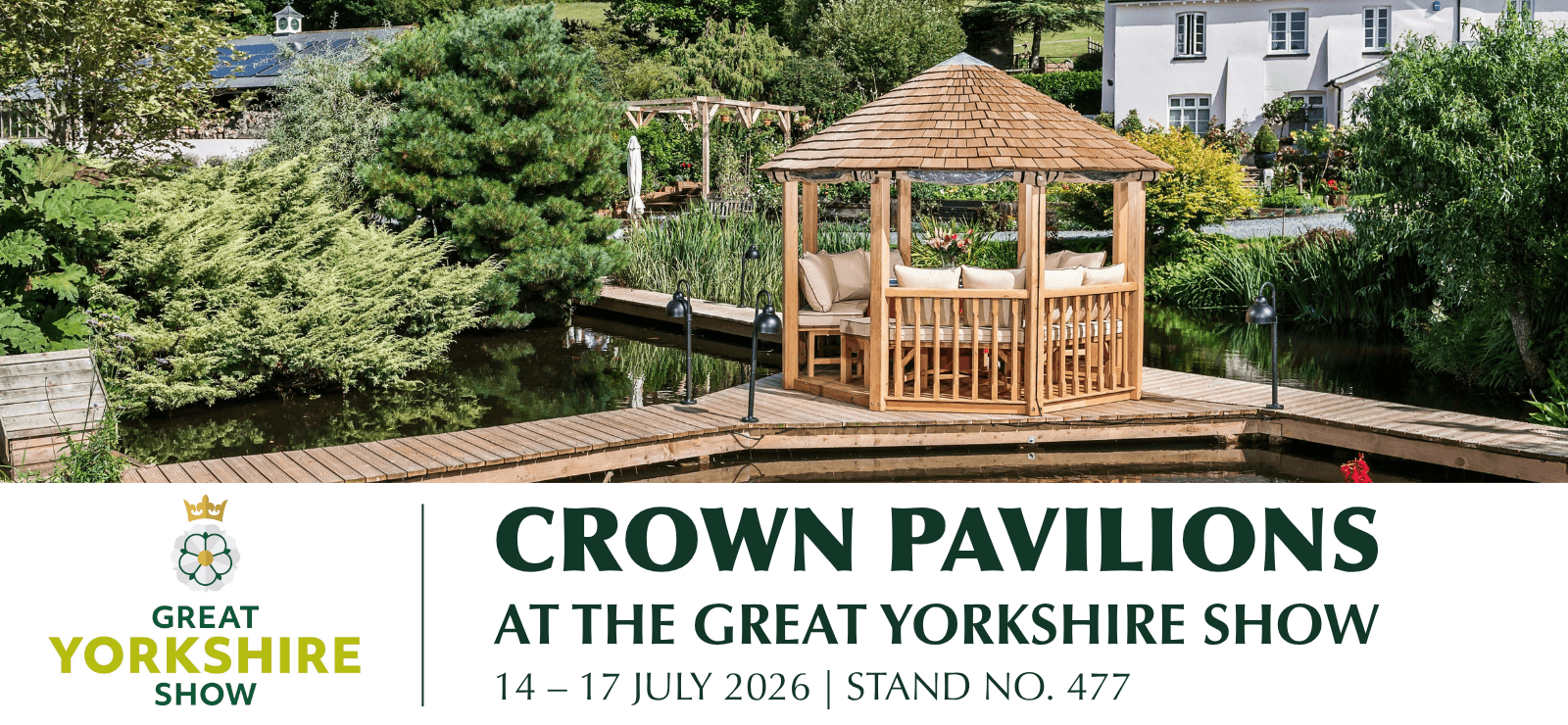 Crown Pavilions at Great Yorkshire Show 2026 Banner